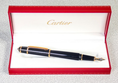 ?? PENNA STILOGRAFICA DIABOLO DE CARTIER STYLO PLUME M PERFETTA FOUNTAIN PEN